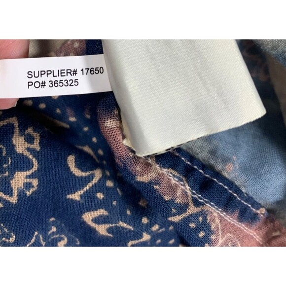 VTG Denim & Supply Ralph Lauren American Flag Patchwork Distressed Shirt Large - Picture 9 of 9